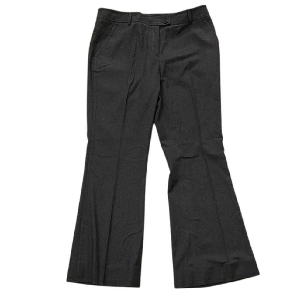 Nine West Gray Wide-Leg Career Pants Women's size 10